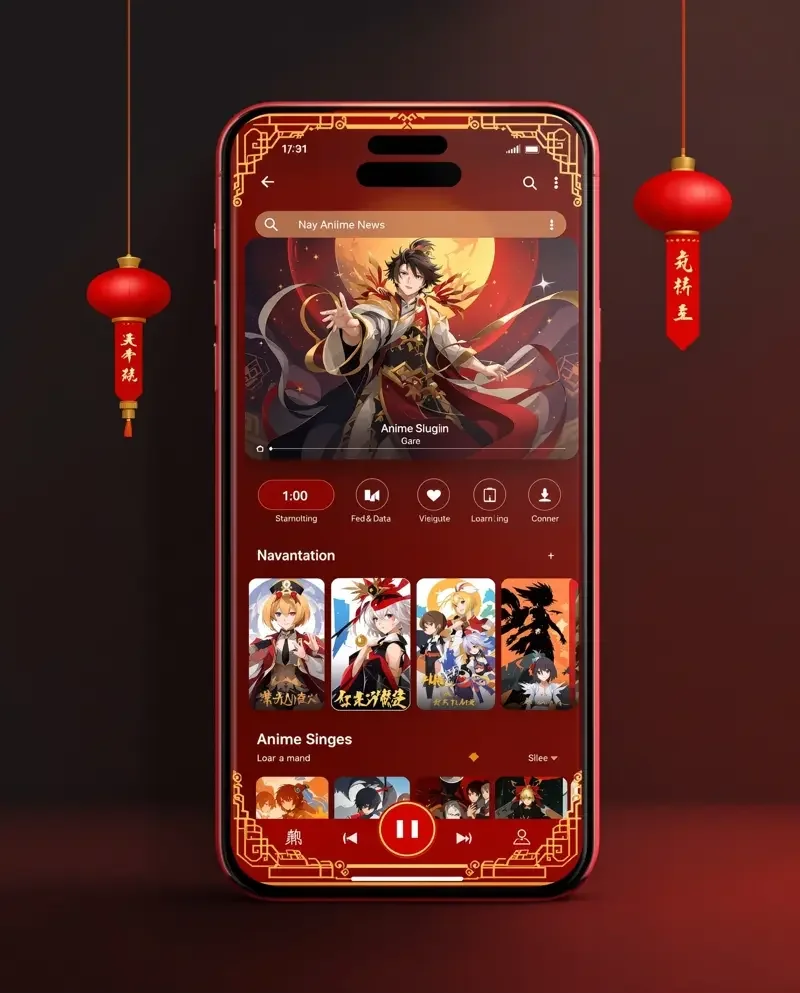 里番动漫网 APP 界面